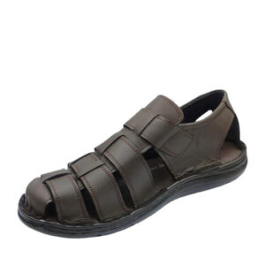 Tigerline Δερμάτινα Ανδρικά Σανδάλια σε Καφέ Χρώμα - Image 3