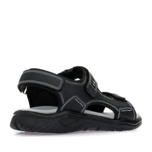 Cockers Δερμάτινα Ανδρικά Σανδάλια σε Μαύρο Χρώμα - Image 3