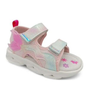 Zak Παιδικά Πέδιλα Ανατομικά Με Φωτακια Ροζ - Image 3