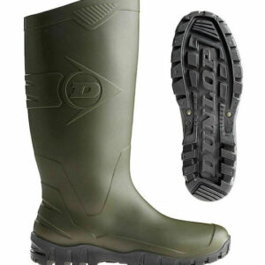 Dunlop Dane Αντιολισθητικές Unisex Γαλότσες Εργασίας Γονάτου Πράσινες - Image 4