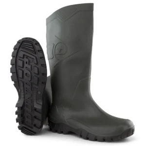 Dunlop Dane Αντιολισθητικές Unisex Γαλότσες Εργασίας Γονάτου Πράσινες - Image 1